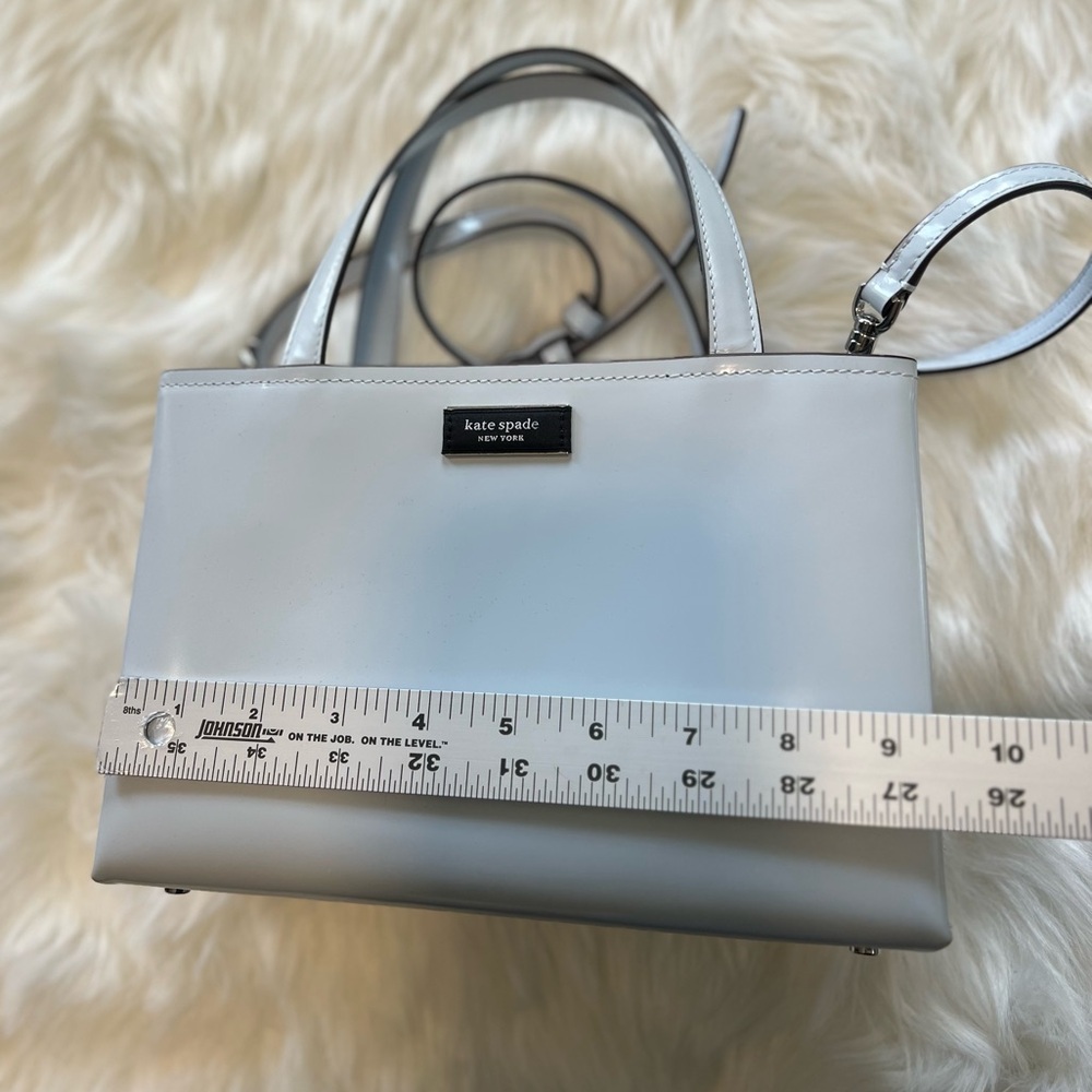 Kate spade ♠️ medium size cross body purse color blue EUC - Picture 5 of 9